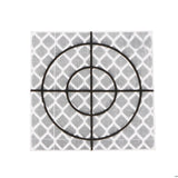 Maxbell 100 Pieces Reflective Tape Target for Tunnel Engineering, Slope Monitoring 3cmx3cm