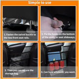 Maxbell bag pocket Storage Network Foldable Car Barrier