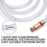Maxbell Car Siphon Hose Self Priming Syphon Hose Widely Use for Gasoline Fluid 1.8m