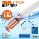 Maxbell Car Siphon Hose Self Priming Syphon Hose Widely Use for Gasoline Fluid 1.8m