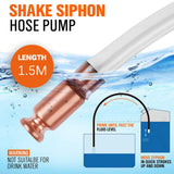 Maxbell Car Siphon Hose Self Priming Syphon Hose Widely Use for Gasoline Fluid 1.5m