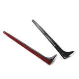 Maxbell 2 Pieces Rear Window Spoiler Wing of Side Trim for MK5 2011-2017