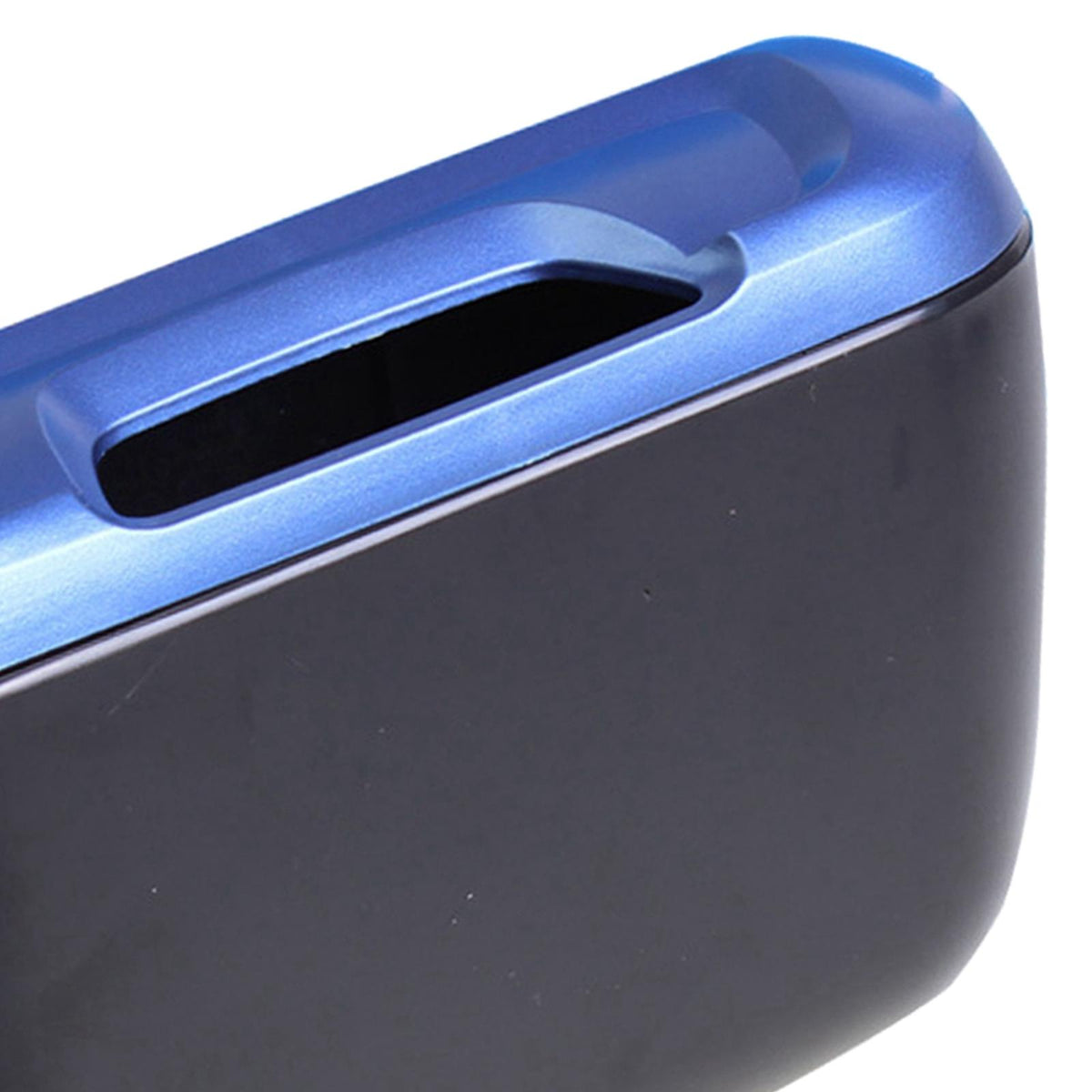 Maxbell Car Trash Can with Lid Hanging Auto Waste bluish