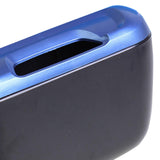 Maxbell Car Trash Can with Lid Hanging Auto Waste bluish