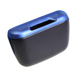 Maxbell Car Trash Can with Lid Hanging Auto Waste bluish