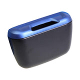 Maxbell Car Trash Can with Lid Hanging Auto Waste bluish