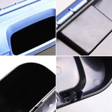 Maxbell Car Trash Can with Lid Hanging Auto Waste bluish