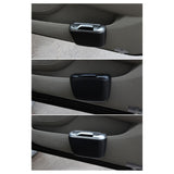 Maxbell Car Trash Can with Lid Hanging Auto Waste Black