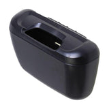 Maxbell Car Trash Can with Lid Hanging Auto Waste Black