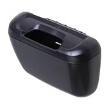 Maxbell Car Trash Can with Lid Hanging Auto Waste Black