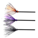 Maxbell Halloween Broom Gift Prop Broomstick Costume Accessories Accessory Black