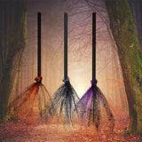 Maxbell Halloween Broom Gift Prop Broomstick Costume Accessories Accessory Black