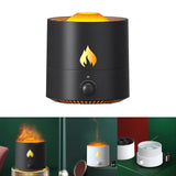 Maxbell Cool Mist Humidifiers flames lights Adjustable for Bedroom Room Kitchen Black