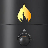 Maxbell Cool Mist Humidifiers flames lights Adjustable for Bedroom Room Kitchen Black