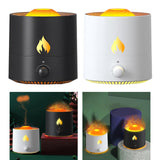 Maxbell Cool Mist Humidifiers flames lights Adjustable for Bedroom Room Kitchen Black