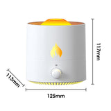 Maxbell Cool Mist Humidifiers flames lights Adjustable for Bedroom Room Kitchen White