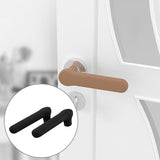Maxbell Door Handle Protective Cover Silicone Sleeve Anti Collision Door Knob Cover Black