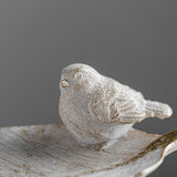Maxbell Abstract Animal Figurines Statues Storage Tray Wedding Home Decoration White