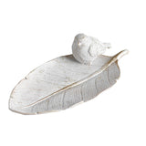 Maxbell Abstract Animal Figurines Statues Storage Tray Wedding Home Decoration White