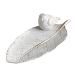 Maxbell Abstract Animal Figurines Statues Storage Tray Wedding Home Decoration White