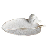 Maxbell Abstract Animal Figurines Statues Storage Tray Wedding Home Decoration White
