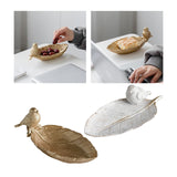 Maxbell Abstract Animal Figurines Statues Storage Tray Wedding Home Decoration Golden