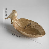 Maxbell Abstract Animal Figurines Statues Storage Tray Wedding Home Decoration Golden