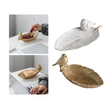 Maxbell Abstract Animal Figurines Statues Storage Tray Wedding Home Decoration Golden