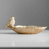 Maxbell Abstract Animal Figurines Statues Storage Tray Wedding Home Decoration Golden