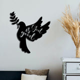 Maxbell Metal Dove sign wall Rustic Wall Indoor