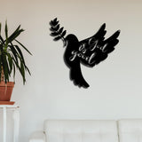 Maxbell Metal Dove sign wall Rustic Wall Indoor