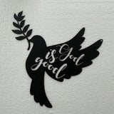 Maxbell Metal Dove sign wall Rustic Wall Indoor