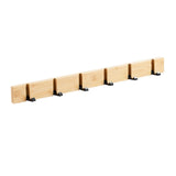 Maxbell Folding Wall Mounted Coat Hook 6 Hook Coat Racks for Jacket Key Entryway
