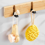 Maxbell Folding Wall Mounted Coat Hook 6 Hook Coat Racks for Jacket Key Entryway