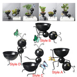 Maxbell Bonsai Planter Flower Container Flowerpot Desktop Office Decor 17cmx16.5cm