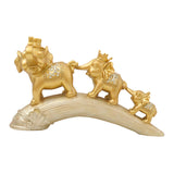 Maxbell Animal Statue Decoration Feng Shui for Bedroom Shelf Housewarming Gifts Gold