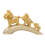 Maxbell Animal Statue Decoration Feng Shui for Bedroom Shelf Housewarming Gifts Gold