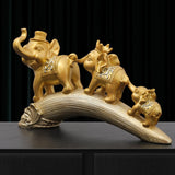 Maxbell Animal Statue Decoration Feng Shui for Bedroom Shelf Housewarming Gifts Gold