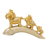 Maxbell Animal Statue Decoration Feng Shui for Bedroom Shelf Housewarming Gifts Gold