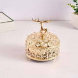 Maxbell Crystal Jewelry Box Trinket Box Organizer for Necklace Earrings 12cmx15cm