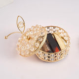 Maxbell Crystal Jewelry Box Storage Case Trinket Organizer Necklace Dresser Earrings 10cmx15.5cm
