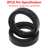 Maxbell Motorcycle Front Fork Damper Oil Seal Durable for Motorbike Replaces