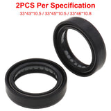 Maxbell Motorcycle Front Fork Damper Oil Seal Durable for Motorbike Replaces