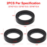 Maxbell Motorcycle Front Fork Damper Oil Seal Durable for Motorbike Replaces