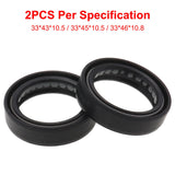 Maxbell Motorcycle Front Fork Damper Oil Seal Durable for Motorbike Replaces