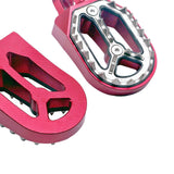 Maxbell Motorcycle Foot Pegs Replace Widen for off Motorcycle Refitting Red