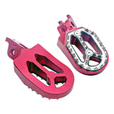 Maxbell Motorcycle Foot Pegs Replace Widen for off Motorcycle Refitting Red