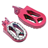 Maxbell Motorcycle Foot Pegs Replace Widen for off Motorcycle Refitting Red