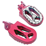 Maxbell Motorcycle Foot Pegs Replace Widen for off Motorcycle Refitting Red