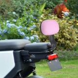 Maxbell Electric Bicycle Rear Seat Backrest Back Saddle Electric Bicycle Back Seat Pink